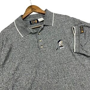 Foursome‎ Golf Polo Shirt Mens XL Grumpy Snow White Embroidered Logo Disney EUC